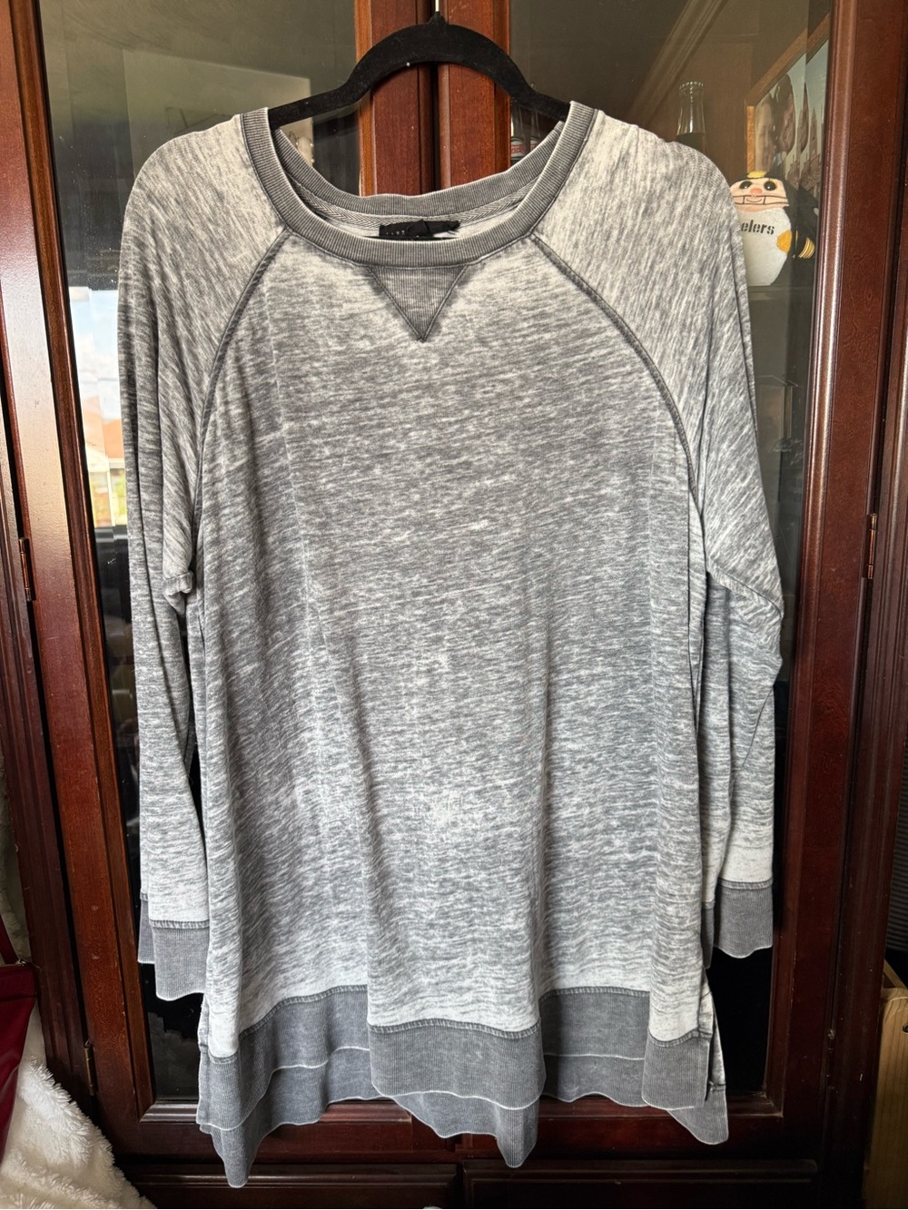 Jane and Delancey Heather Gray Pullover Sweatshirt